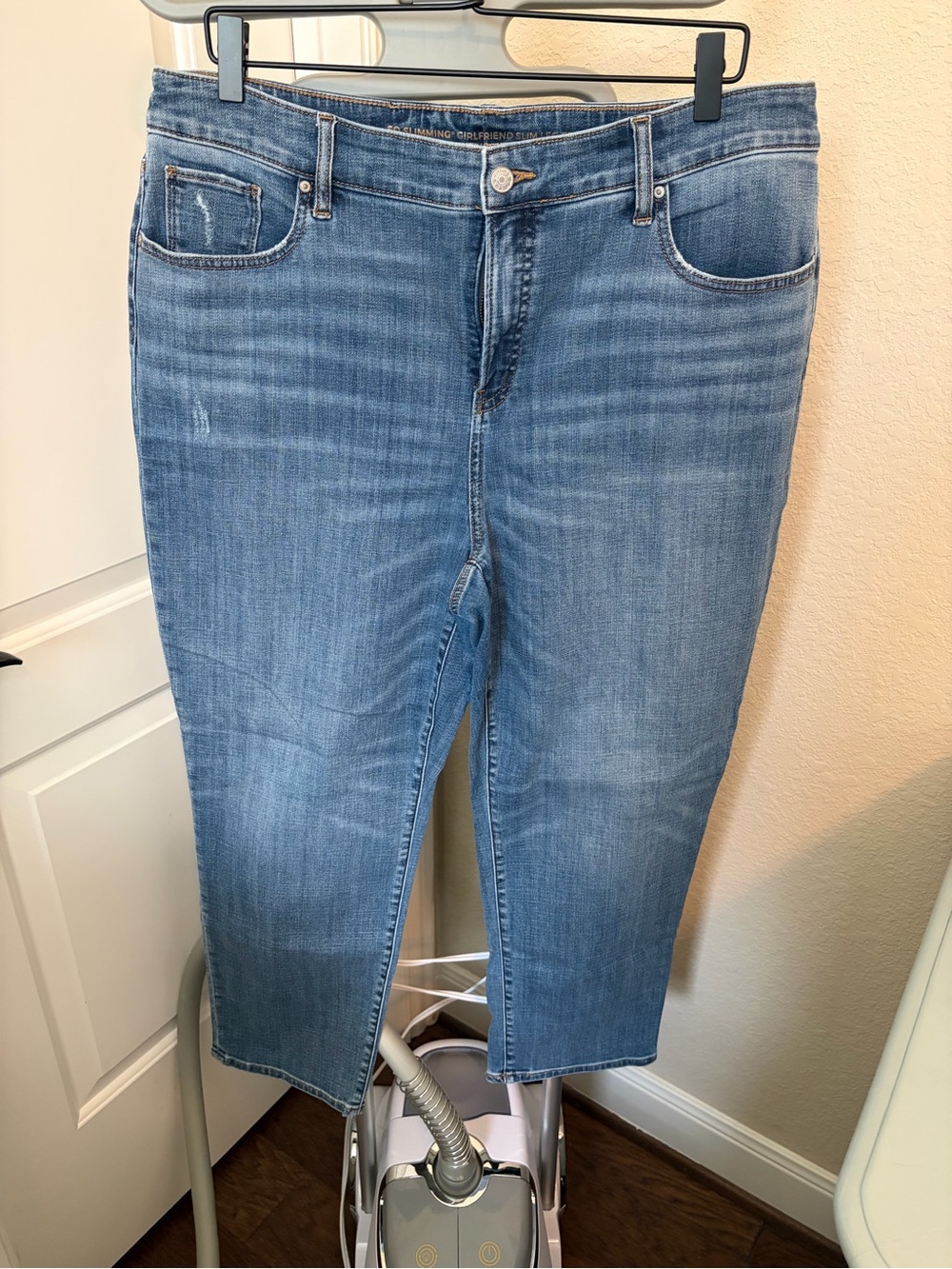 Chico's Light Blue Washed Ankle Jeans